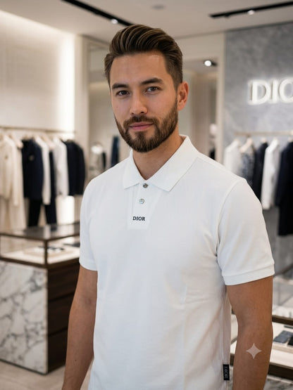 Dior Inspired Stitchless Zip Polo T-Shirt FASHION MYST
