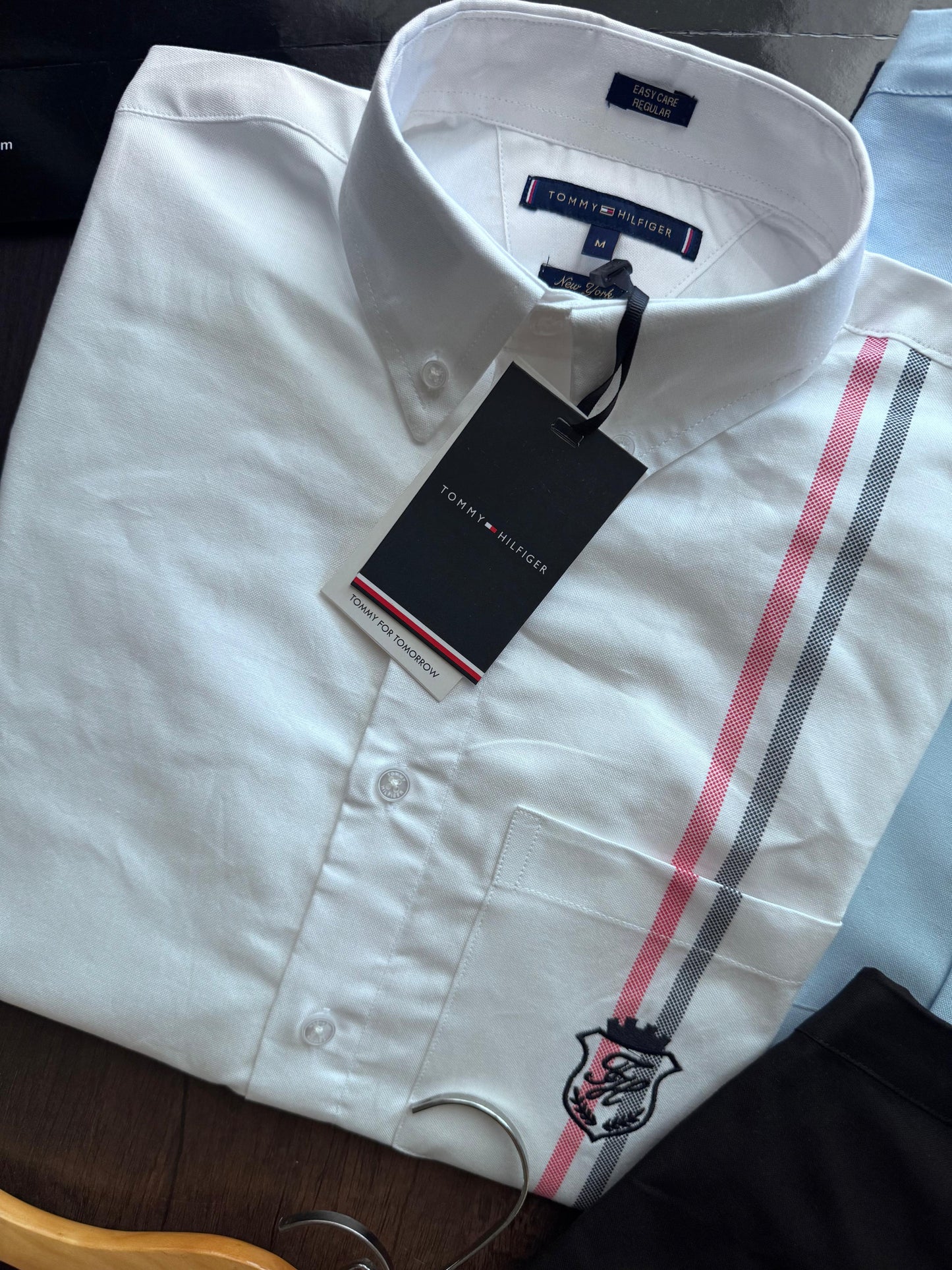 Tommy Hilfiger Inspired  Men's 2-Ply Cotton Shirt FASHION MYST