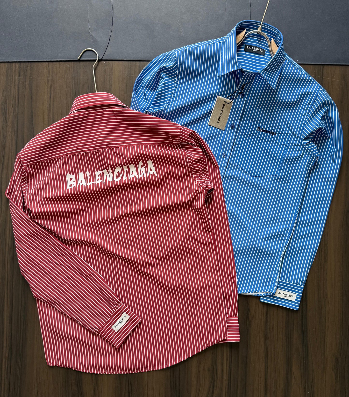 Balenciaga men's luxury Oxford shirts for office, business casual and smart casual wear
