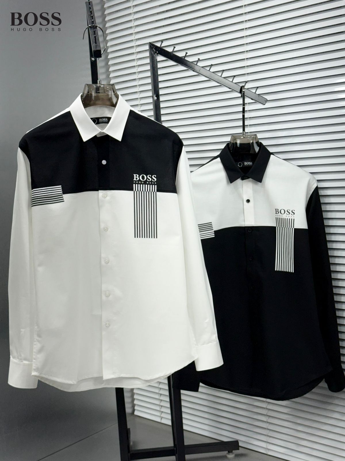 BOSS men's full sleeve cotton shirts for office, business casual and everyday wear
