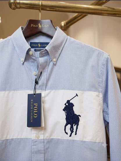 Ralph Lauren Inspired Men's Premium Cotton Twill Regular Fit Shirt FASHION MYST