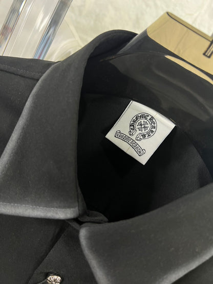 Chrome Hearts Inspired Twill Washed Shirt for Men FASHION MYST