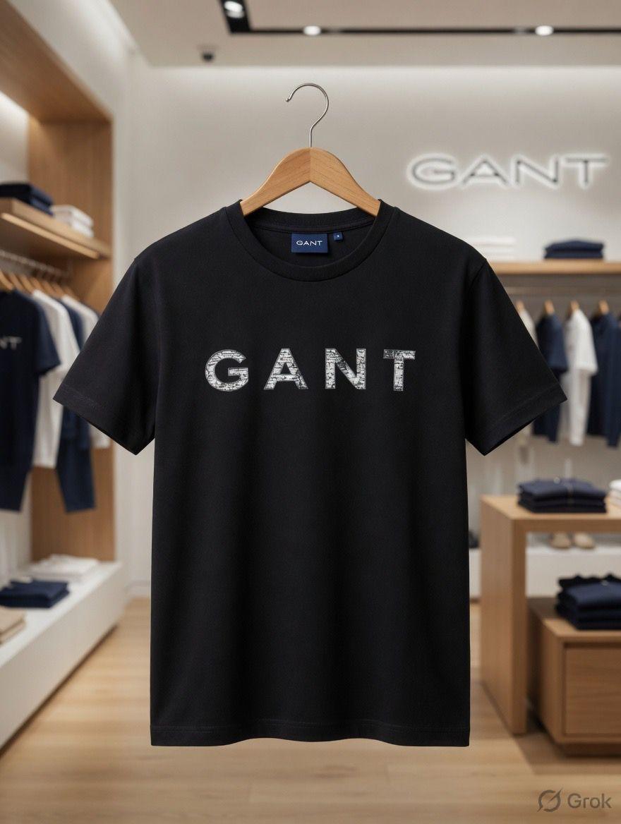 GANT black regular fit designer women's tee
