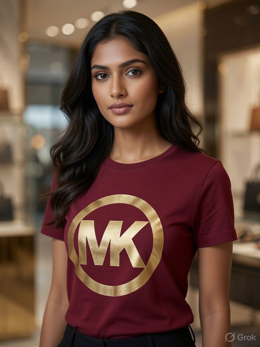 Michael Kors wine western women's wear clothing tee