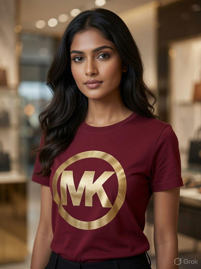 Michael Kors wine western women's wear clothing tee