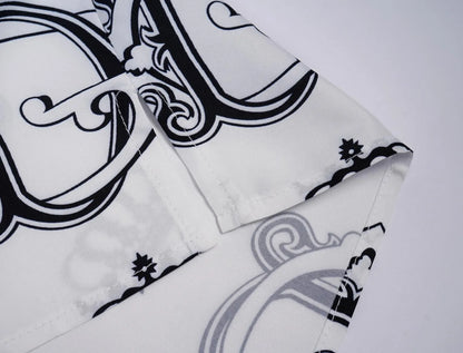 DOLCE & GABBANA || DG Logo Marina-Print Polo Shirt - FASHION MYST 