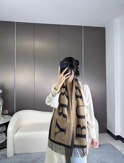 AUTHENTIC WOOLEN CASHMERE SCARF - FASHION MYST 