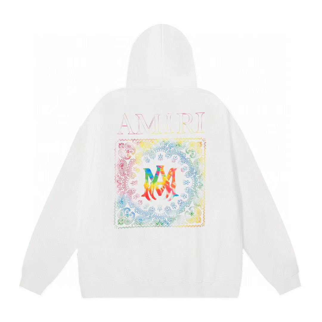 AMIRI || Rainbow Bandana Logo Sweatshirt - FASHION MYST 