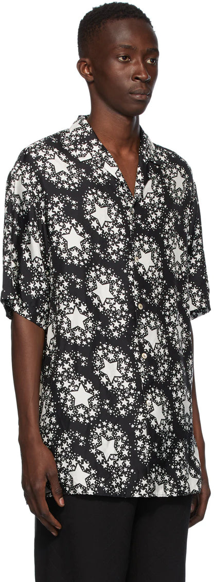 GUCCI || Mens Star Printed Silk Bowling Shirt - FASHION MYST 