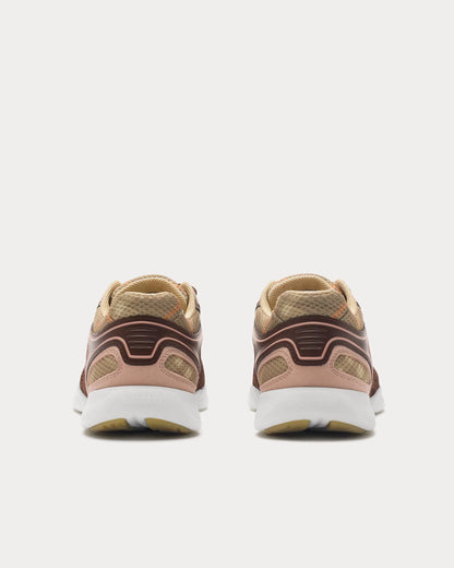 BURBERRY ||  Mesh and Leather Low-Top Sneakers with Vintage Check Broom