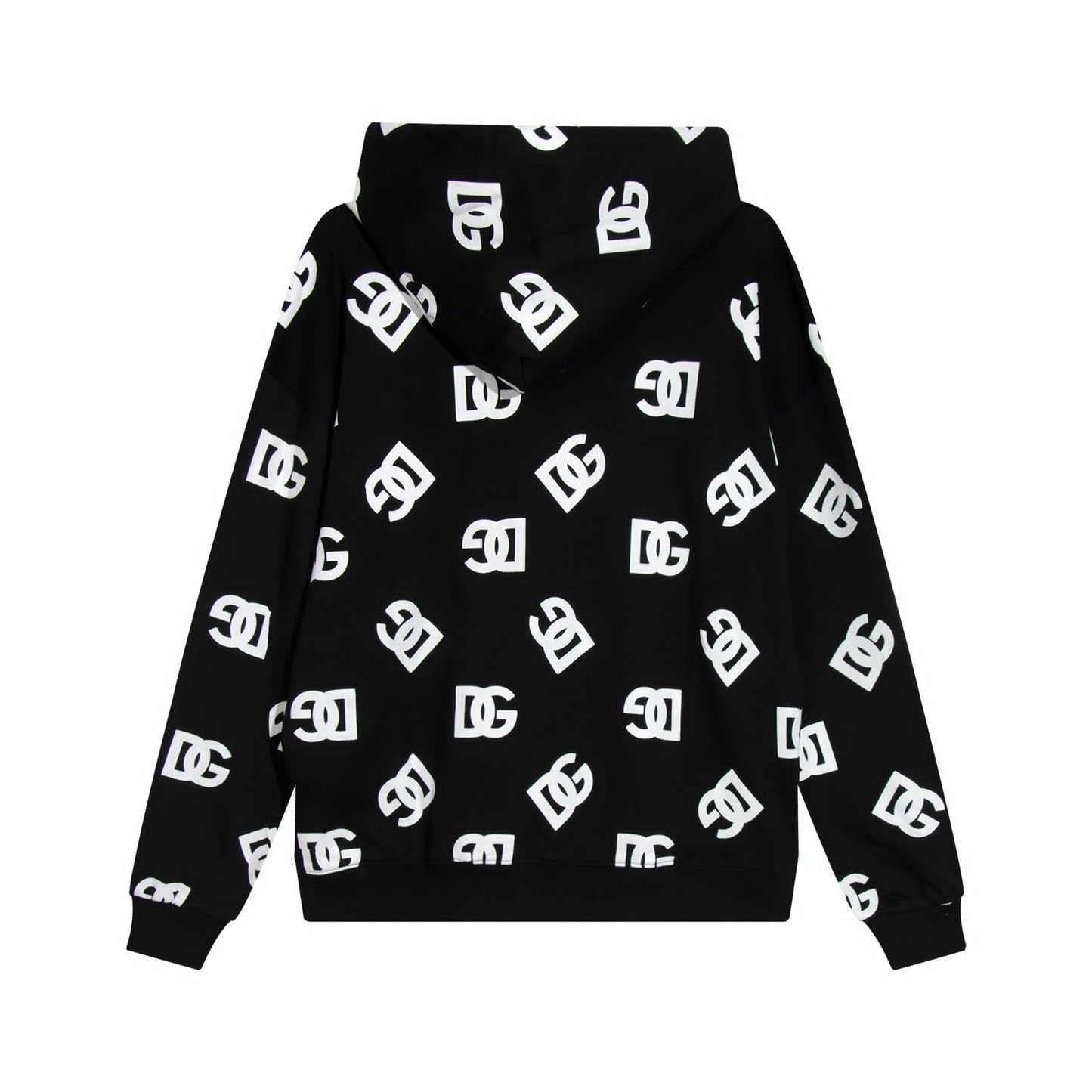 Dolce & Gabbana || Logo-Print Drawstring Hoodie - FASHION MYST 