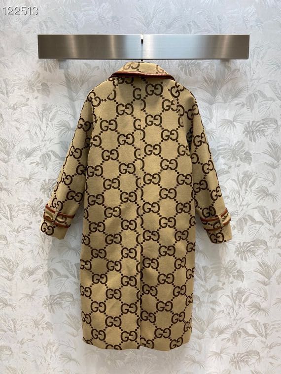 Gucci Jumbo GG Canvas Coat For Women FASHION MYST