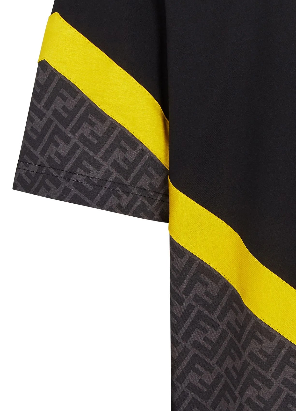 FENDI || Men's Diagonal FF- Graphic Logo Print T-Shirt