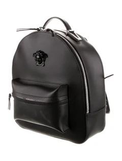 VERSACE || Leather Medusa Palazzo Backpack - FASHION MYST 