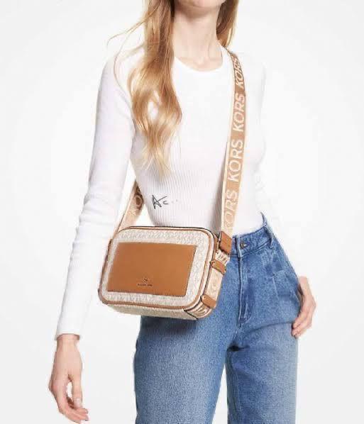 Maeve Large Logo and Faux Leather Crossbody Bag For Ladies - FASHION MYST 