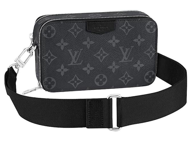 Louis Vuitton || LV Alpha wearable wallet new Grey - FASHION MYST 