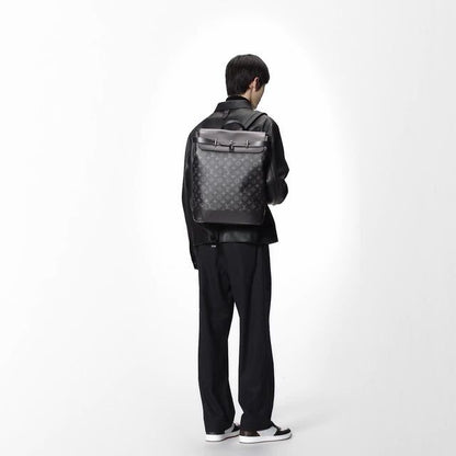 Steamer Backpack Monogram Eclipse - Louis Vuitton - FASHION MYST 