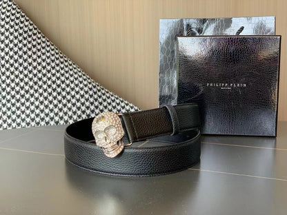 New Fashion Skull Head High Quality Men's Belt - FASHION MYST 