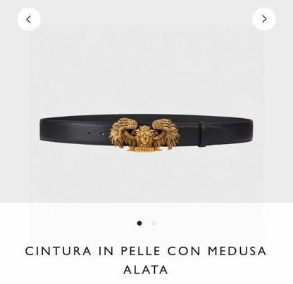 VERSACE || Versace Winged Medusa Belt - FASHION MYST 