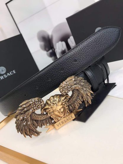 VERSACE || Versace Winged Medusa Belt - FASHION MYST 