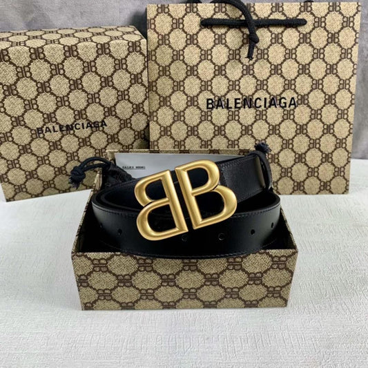 VINTAGE GOLD TONED BUCKLE BELT FOR MEN - FASHION MYST 