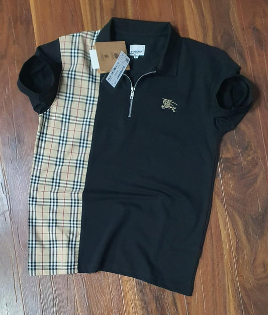 BURBERRY || Vintage Check Polo T-Shirt For Men - FASHION MYST 