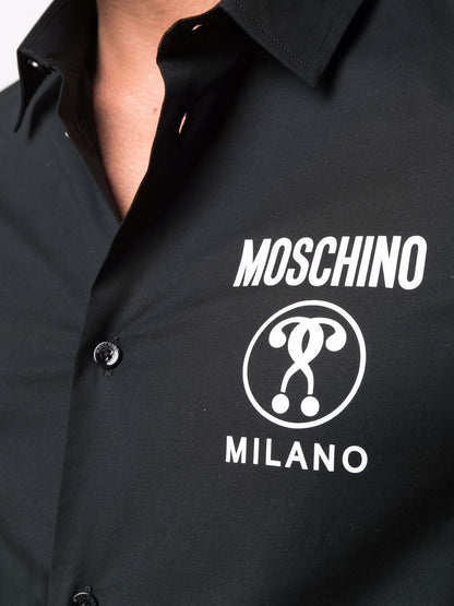 Luxury Milano Logo-Print Shirt - FASHION MYST 