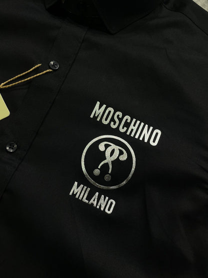 Luxury Milano Logo-Print Shirt - FASHION MYST 