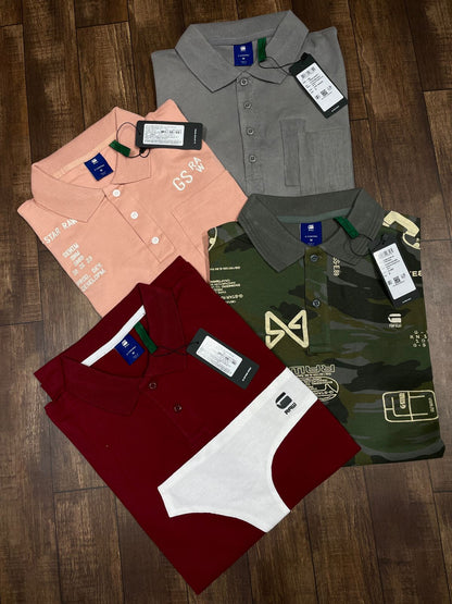 Luxury Short Sleeves Polo Tees - FASHION MYST 