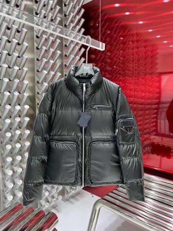 PRADA BLACK CYPRESS PUFFER JACKET FOR MEN - FASHION MYST 