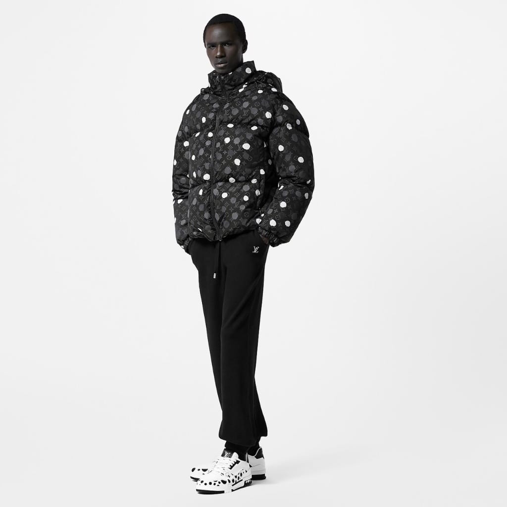 LOUIS VUITTON || X Yayoi Kusama Painted Dots Puffer Jacket FOR MEN - FASHION MYST 