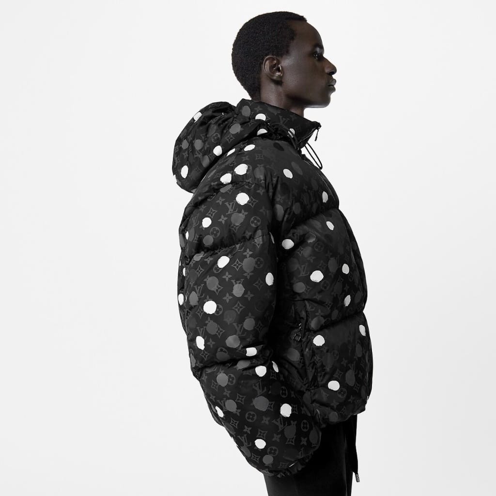 LOUIS VUITTON || X Yayoi Kusama Painted Dots Puffer Jacket FOR MEN - FASHION MYST 