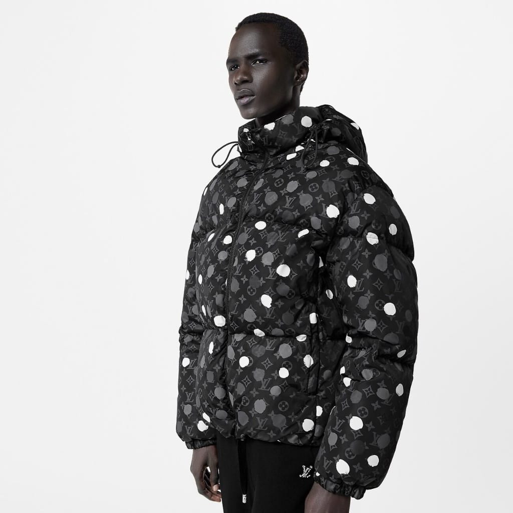 LOUIS VUITTON || X Yayoi Kusama Painted Dots Puffer Jacket FOR MEN - FASHION MYST 