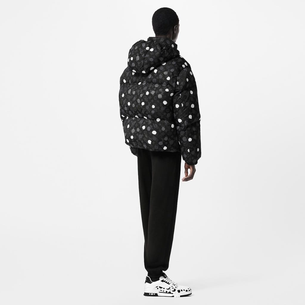 LOUIS VUITTON || X Yayoi Kusama Painted Dots Puffer Jacket FOR MEN - FASHION MYST 