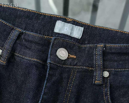 CHRISTIAN DIOR || PREMIUM POCKET CD LOGO BLUE JEANS - FASHION MYST 