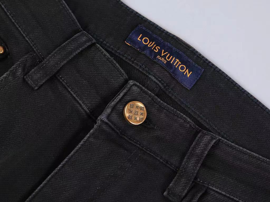 LOUIS VUITTON || Super Comfortable Premium Logo Jeans For Men - FASHION MYST 