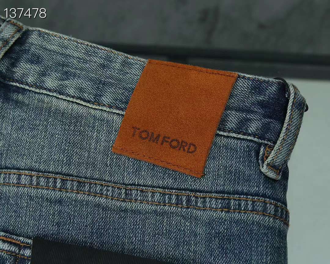 TOM FORD || Slim-Fit Selvedge Jeans - FASHION MYST 