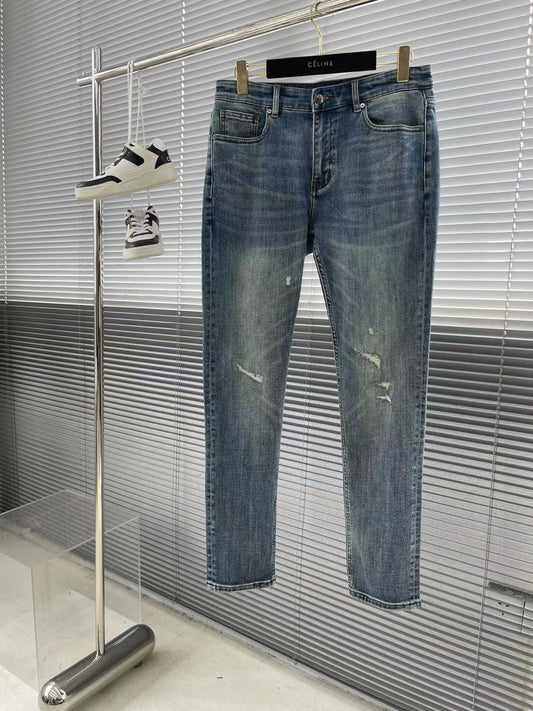 TOM FORD || SUMMER BLUE TAPERED FIT JEANS - FASHION MYST 
