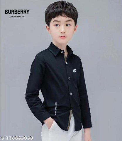 BURBERRY || TB Logo Luxury Quality Kid's Shirt - FASHION MYST 