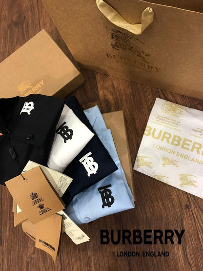 BURBERRY || TB Logo Luxury Quality Kid's Shirt - FASHION MYST 