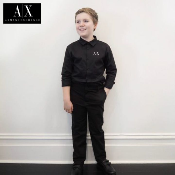 ARM NI EXCH NGE Luxury Full Sleeves Shirt For Kids FASHION MYST
