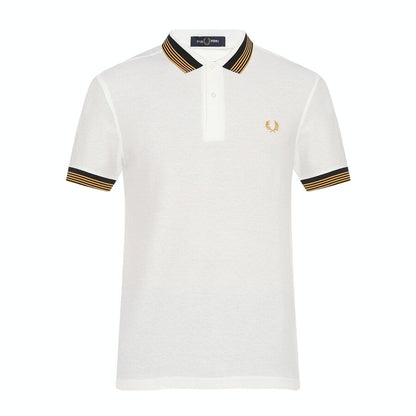 FRED PERRY || Kid's Striped Collar Logo Polo T-Shirt - FASHION MYST 