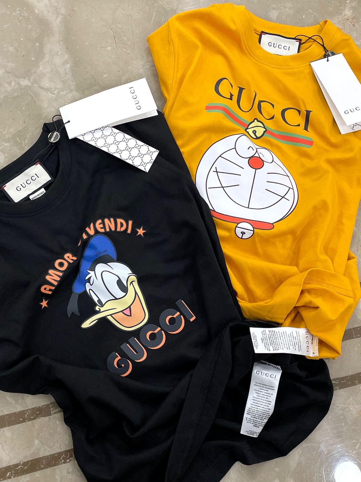 GUCCI || Doraemon X Gucci Cotton Kid's T-Shirt - FASHION MYST 