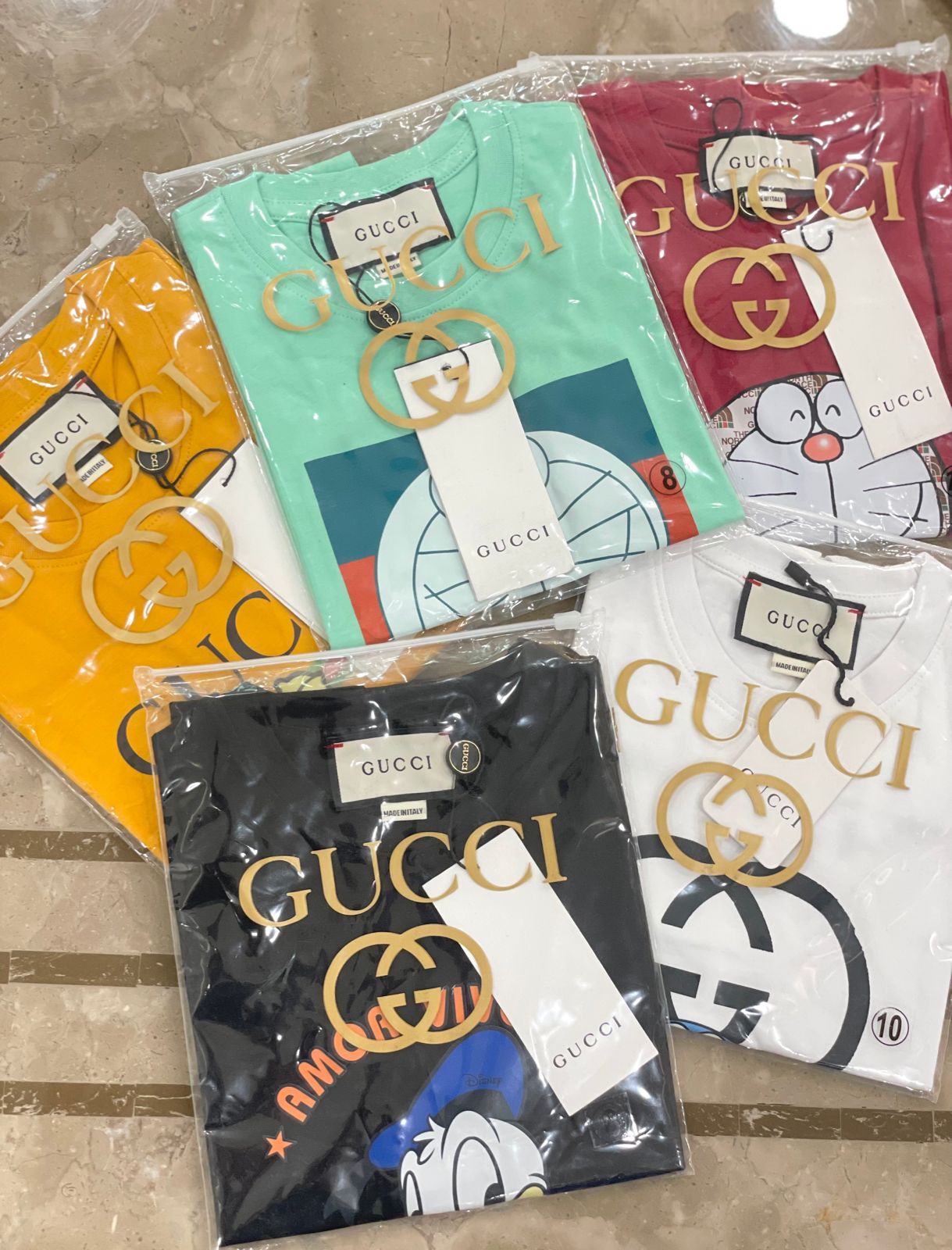 GUCCI || Doraemon X Gucci Cotton Kid's T-Shirt - FASHION MYST 