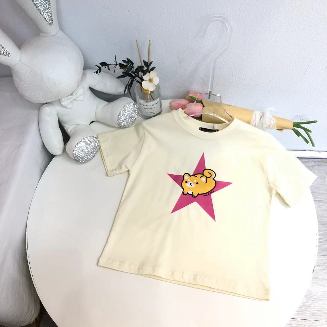 Kawaii printed cotton T-shirt For Kids - FASHION MYST 