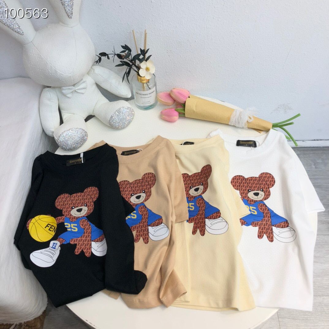 Teddy Special Round Neck T-shirt For Kids - FASHION MYST 