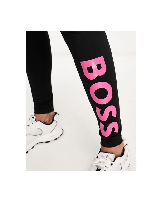 HUGO BOSS || Boss Eleg Logo Leggings - FASHION MYST 