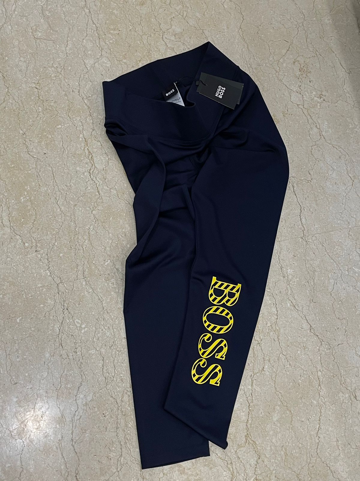 HUGO BOSS || Boss Eleg Logo Leggings - FASHION MYST 