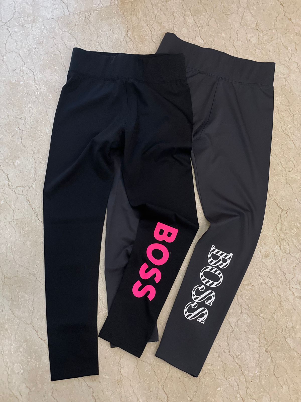 HUGO BOSS || Boss Eleg Logo Leggings - FASHION MYST 