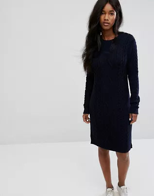 POLO RALPH LAUREN || Luxury Knitted Dress With Button Detail - FASHION MYST 
